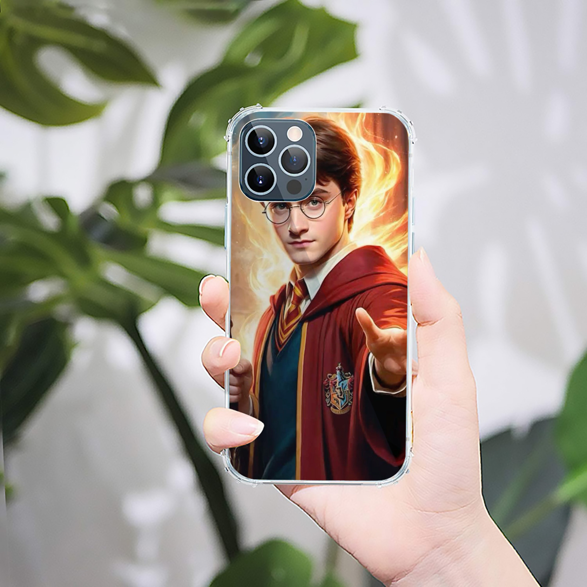 （画像用） Harry Potter ハリー・ポッターシリーズ 【iPhone 12シリーズ対応】透明スマホケース（クリアソフトケース）